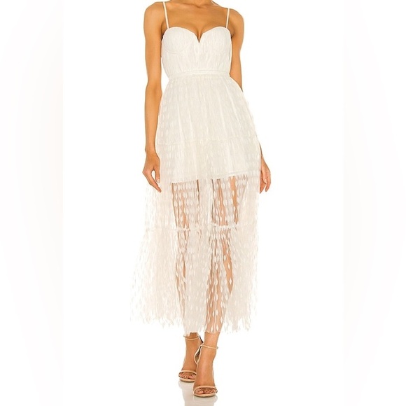 Sau Lee Belle Tulle Midi Dress - Picture 4 of 14